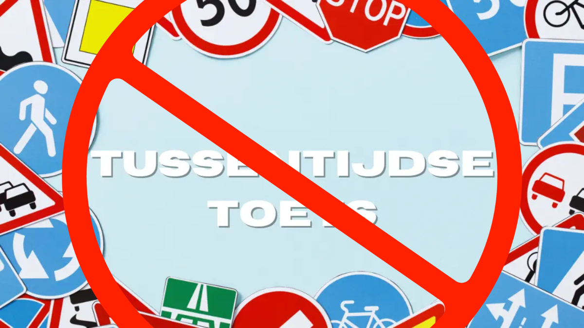 Tijdelijk stoppen van Tussentijdse Toets CBR